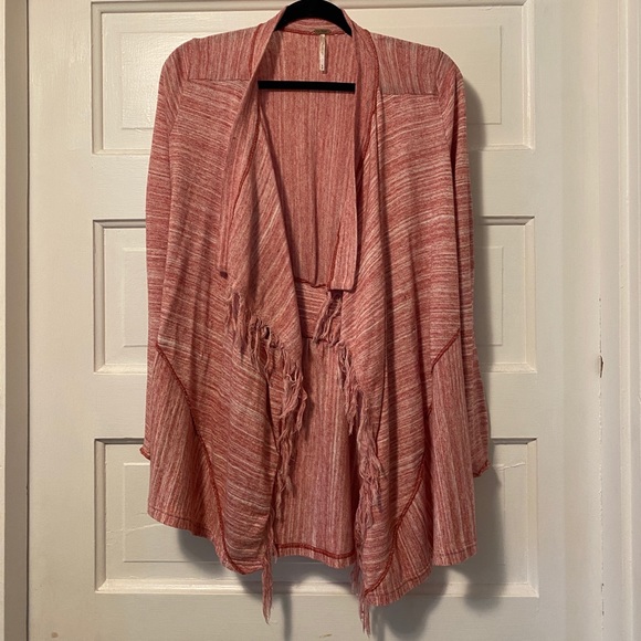 Free People Heather Fringe Cardigan - Picture 1 of 6